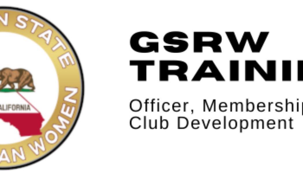 GSRW Membership Report & Club President Training Feb 22, 7:00 PM