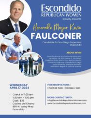Escondido Republican Women Present Kevin Faulconer