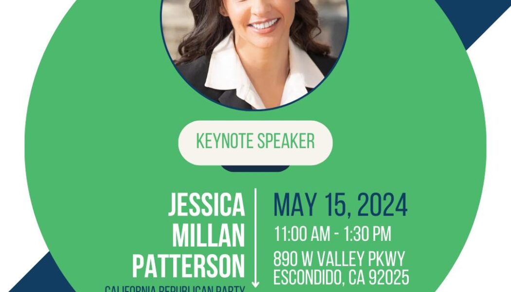 Jessica Milan Patterson Guest Speaker for Escondido Republican Women