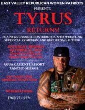 Tyrus Returns to East Valley Republican Women Patriots