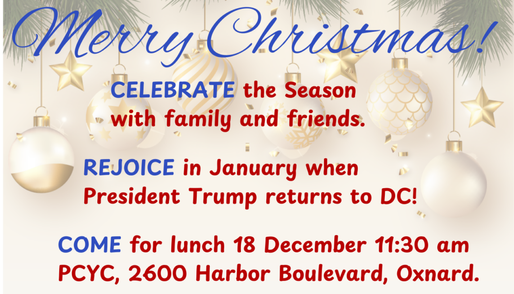 Channel Islands Republican Women Christmas Party