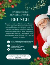 San Bernardino Republican Women 2024 Christmas Party!